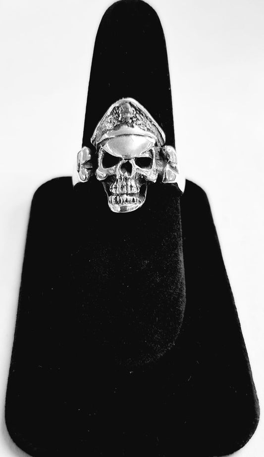 ANILLO CALAVERA  EN PLATA 925