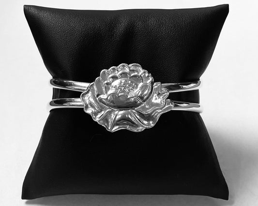 BRAZALETE ROSA EN PLATA LEY 925