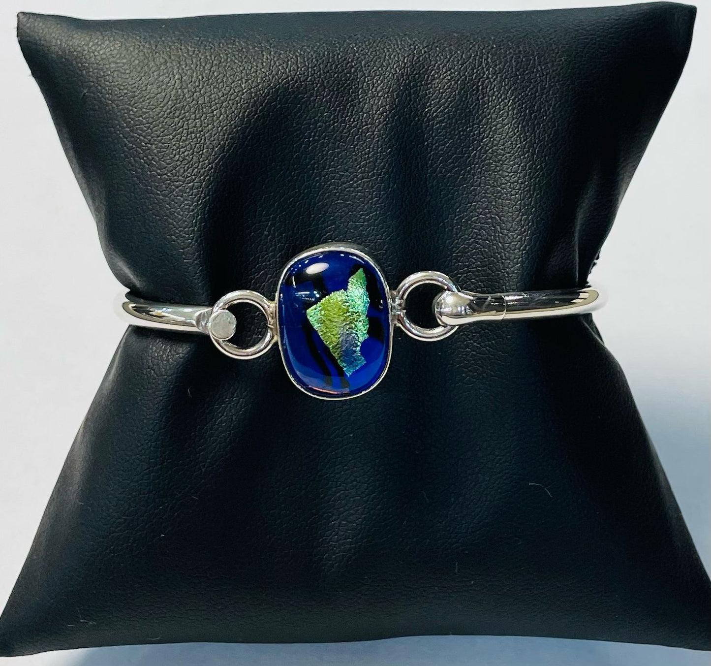 BRAZALETE CON DICROICO EN PLATA  LEY 925