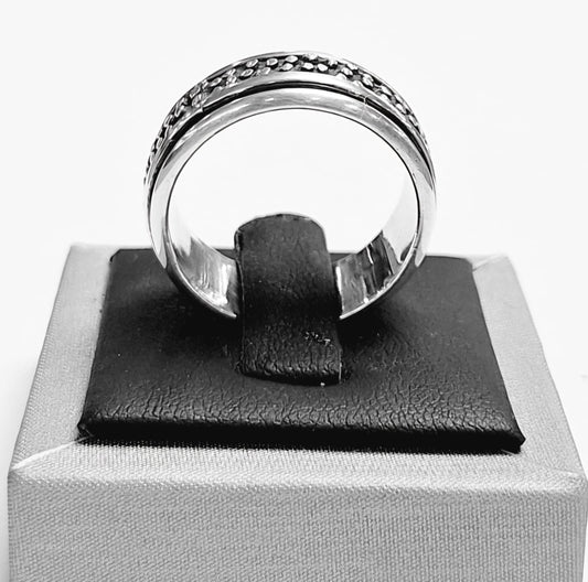 ANILLO ANTI ANSIEDAD EN PLATA LEY 925