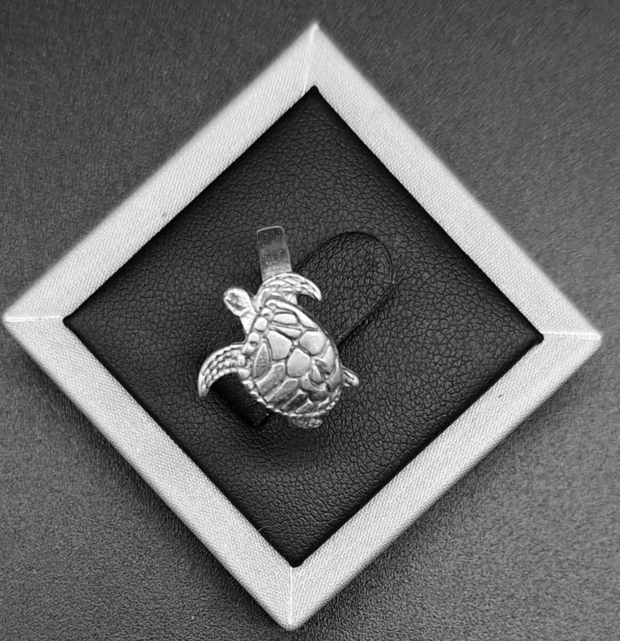 ANILLO PLATA 925 , TORTUGA