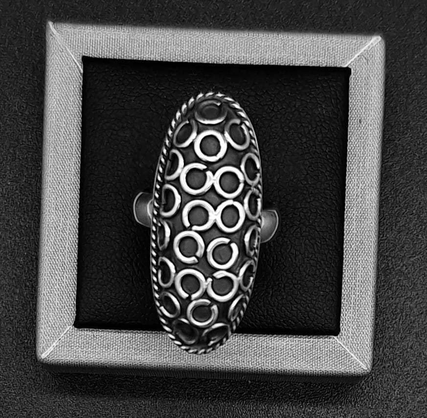 ANILLO PLATA LEY 925 ,VINTAGE