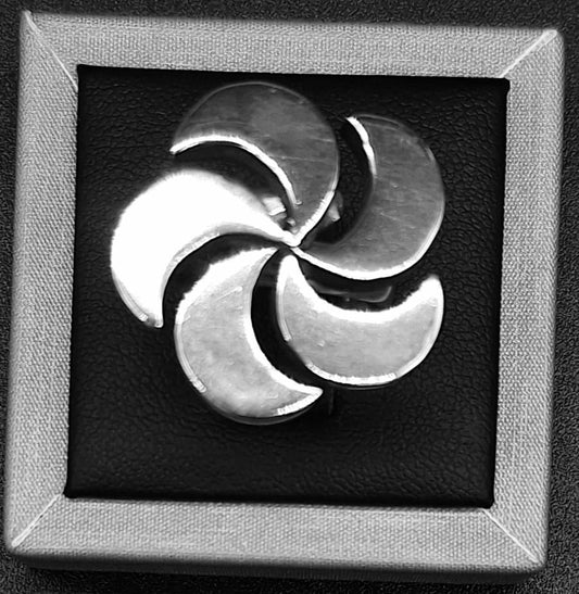 ANILLO PLATA LEY 925,  ESPIRAL
