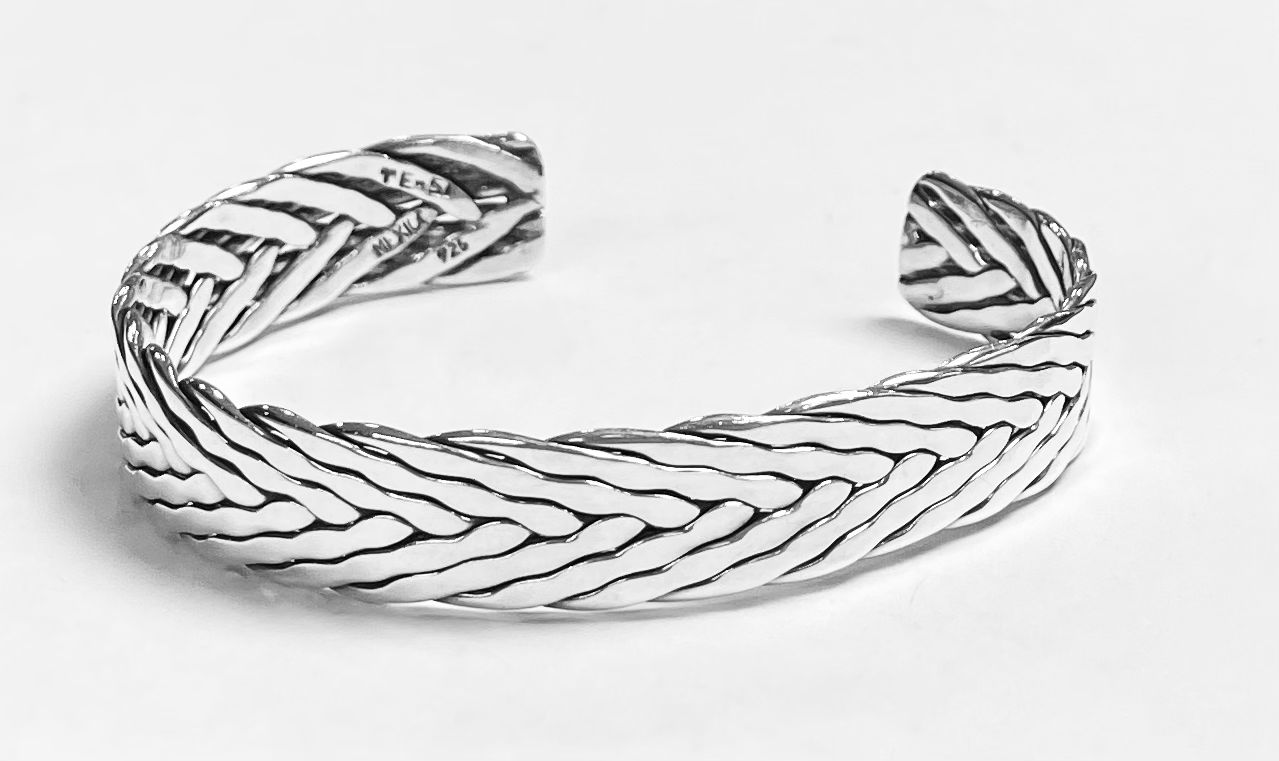 BRAZALETE TAPETILLO  EN PLATA LEY  925