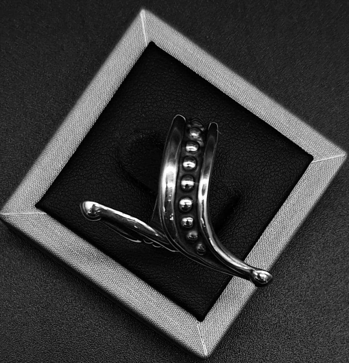 ANILLO PLATA  LEY 925 , VINTAGE