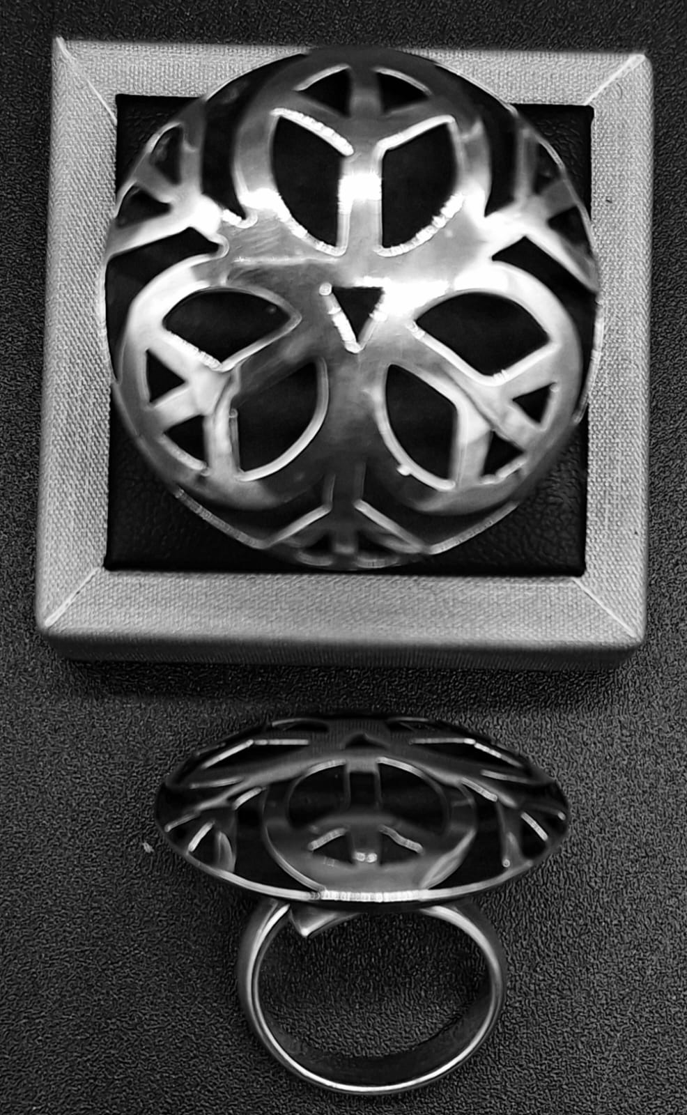ANILLO PLATA LEY 925  , VINTAGE