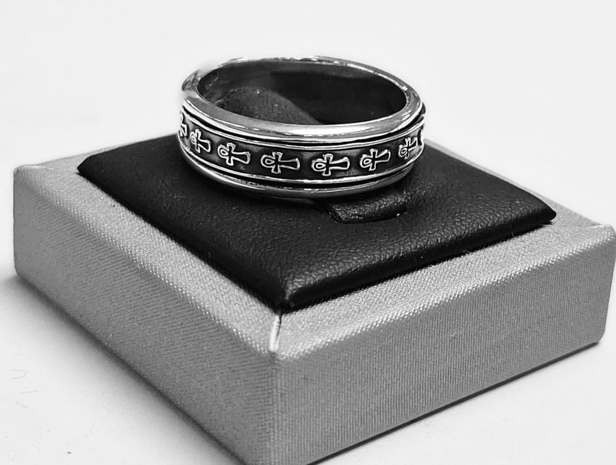 ANILLO ANTI ANSIEDAD EN PLATA LEY 925
