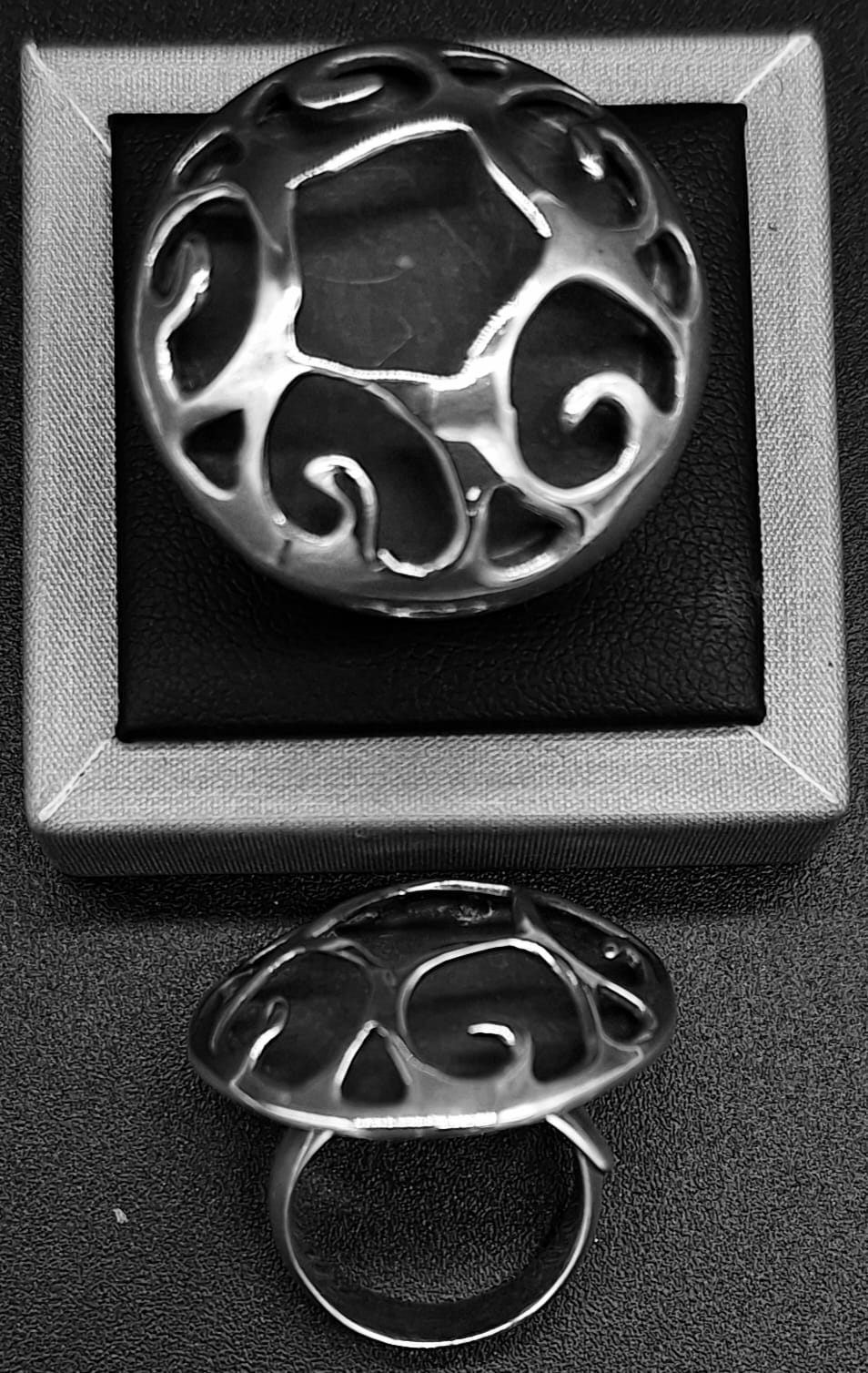 ANILLO PLATA LEY 925 , VINTAGE