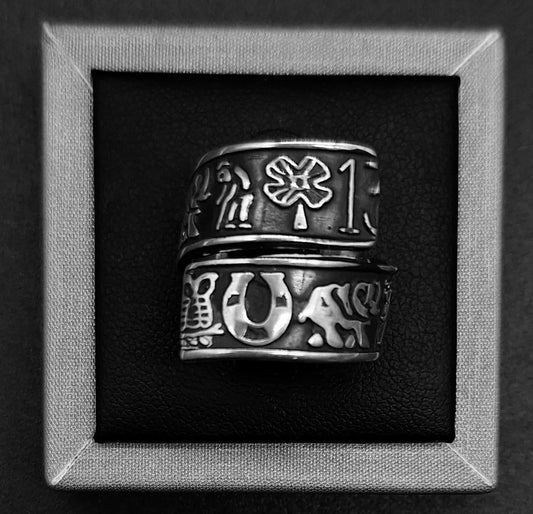 ANILLO PLATA LEY 925, DE LA SUERTE