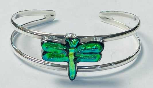 BRAZALETE CON DICROICO EN PLATA LEY 925
