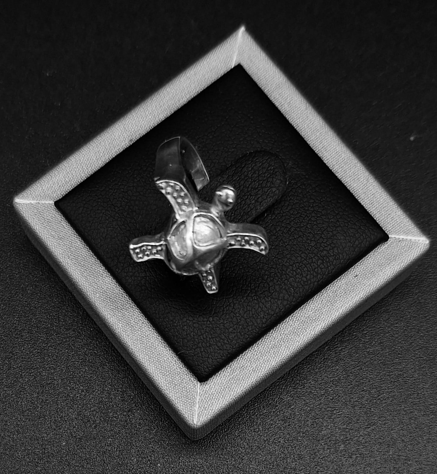 ANILLO PLATA LEY 950 , TORTUGA