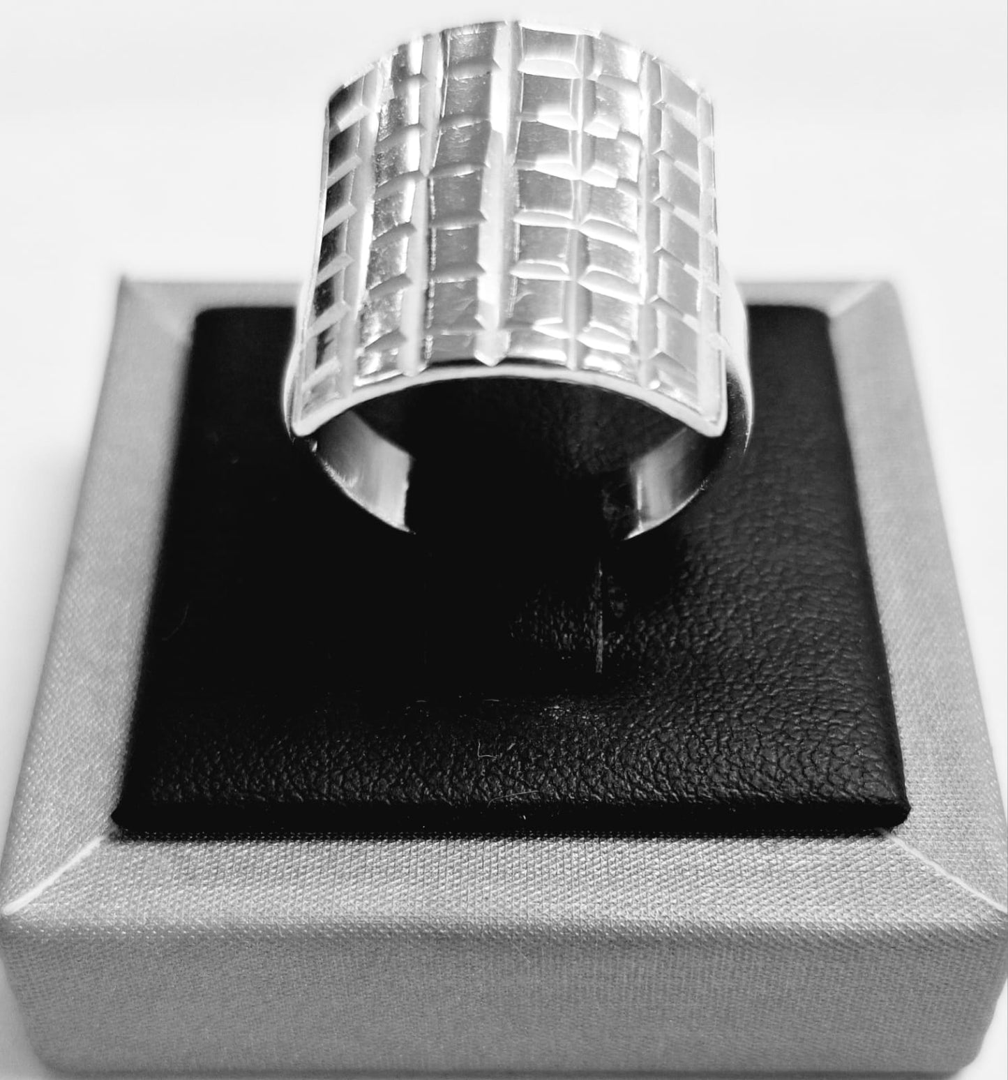 ANILLO DIAMANTA PLATA LEY 925