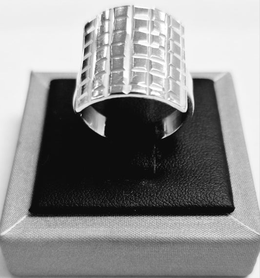 ANILLO DIAMANTA PLATA LEY 925
