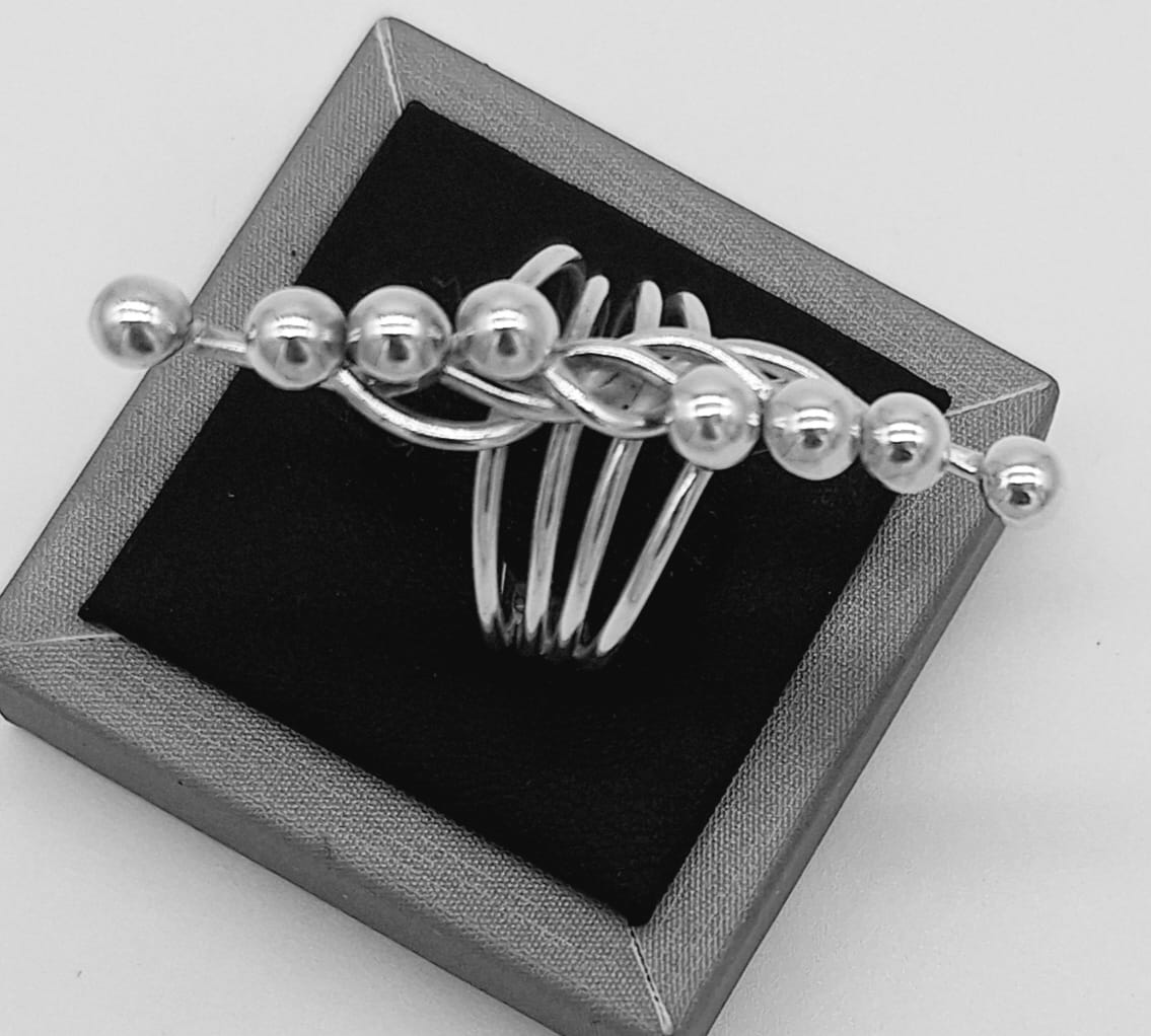 ANILLO PLATA LEY 925