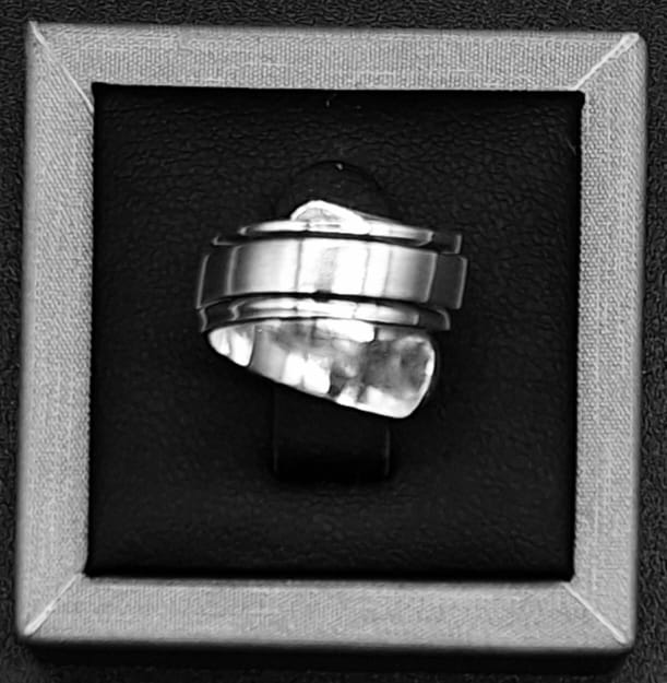 ANILLO PLATA LEY 925