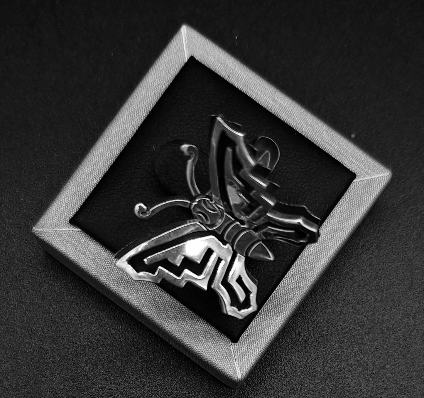 ANILLO PLATA LEY 925 , MARIPOSA