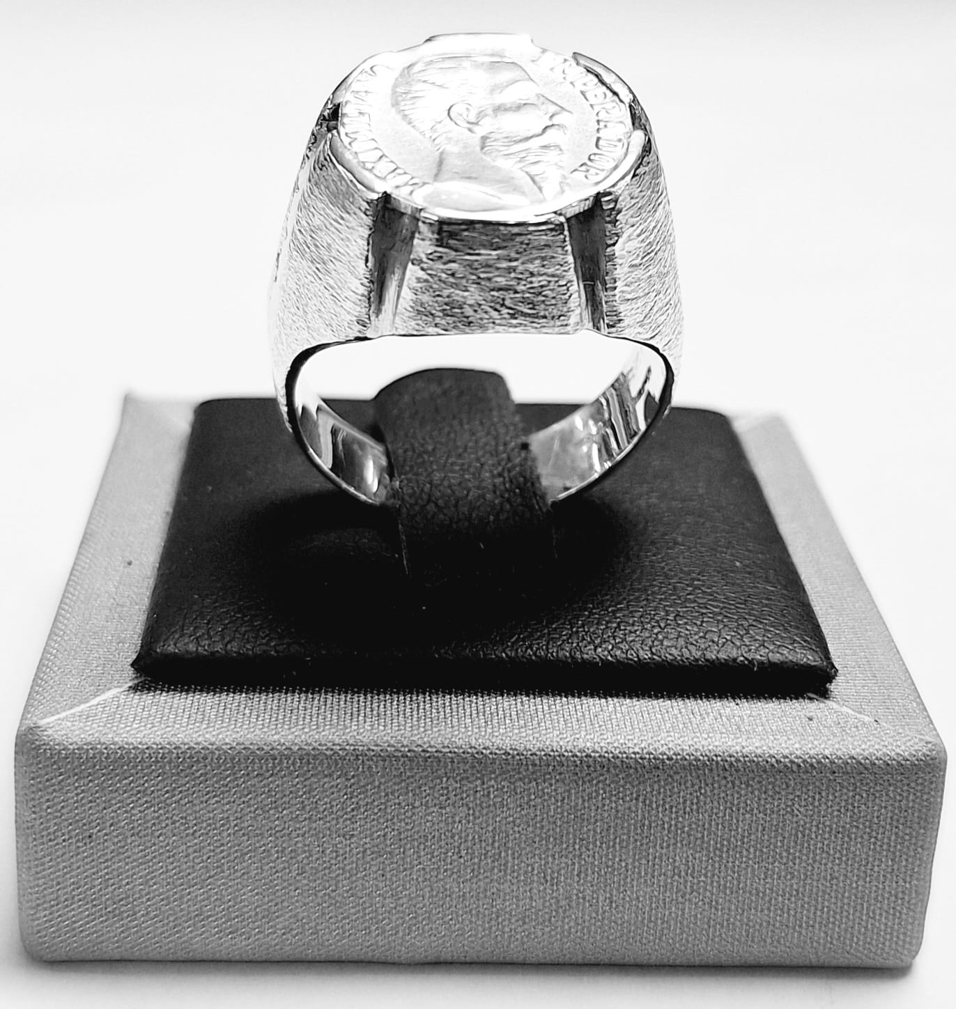 ANILLO MONEDA EN PLATA LEY 925