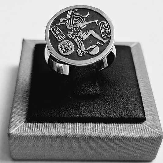 ANILLO JUEGO DE PELOTA EN PLATA LEY 925