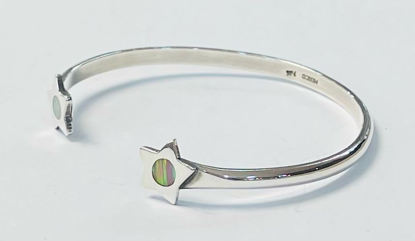 BRAZALETE CON OPALO EN PLATA 925