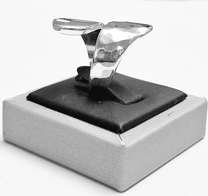 Anillo Martillado en Plata 925