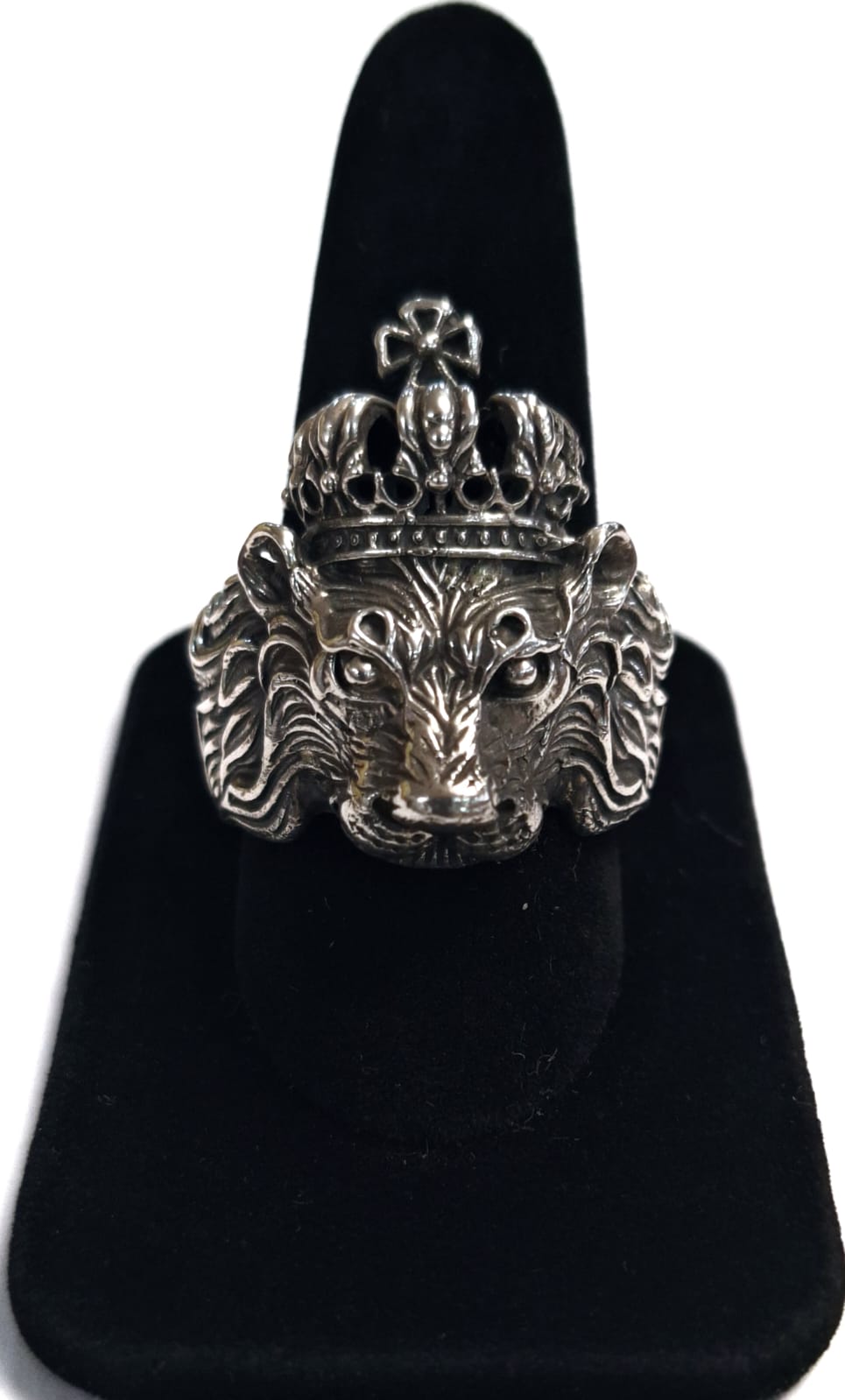 ANILLO REY LEON EN PLATA LEY 925