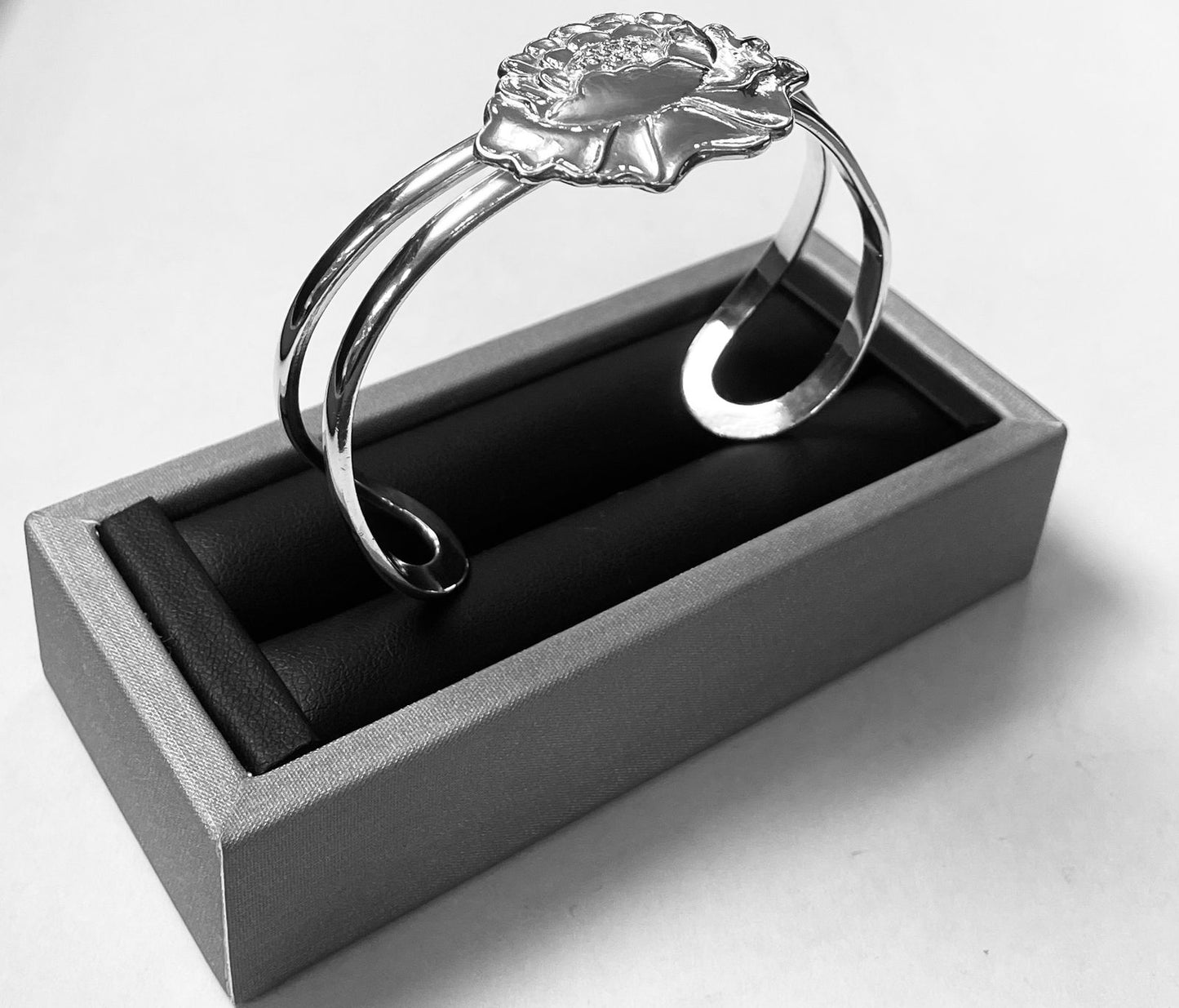 BRAZALETE ROSA EN PLATA LEY 925