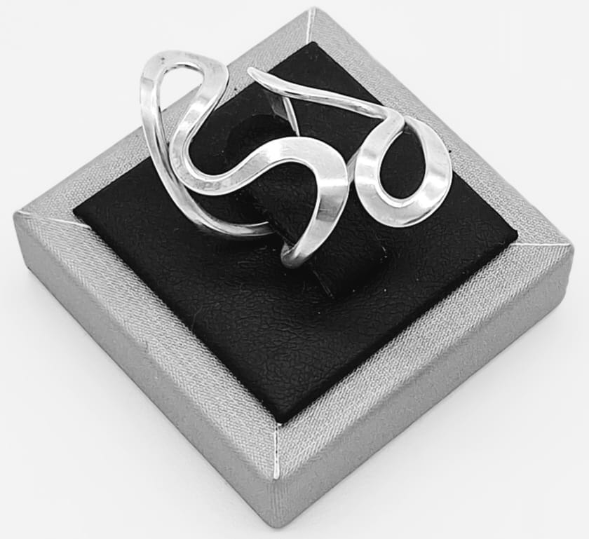 ANILLO PLATA LEY 925 .